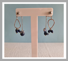 Load image into Gallery viewer, Front Back Earrings - Gemstones (Product ref: E198Scr)
