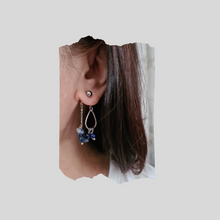 Load image into Gallery viewer, Front Back Earrings - Gemstones (Product ref: E198Scr)
