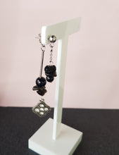 Load image into Gallery viewer, Front Back Earrings - Gemstones (Product ref: E201)
