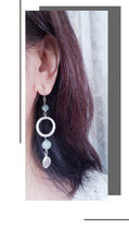 Load image into Gallery viewer, Asymmetrical Earrings - Gemstones (Product ref: E208-S)
