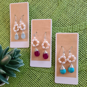 FreeStyle Earrings - Gemstones (Product ref: E212)