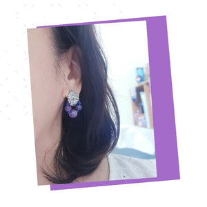 Dainty Stud Earrings - Gemstones (Product ref: E217)