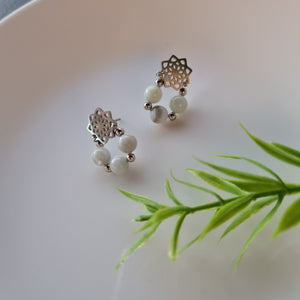 Dainty Stud Earrings - Gemstones (Product ref: E228)