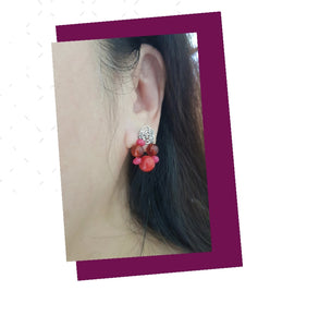 Dainty Stud Earrings - Gemstones (Product ref: E286)