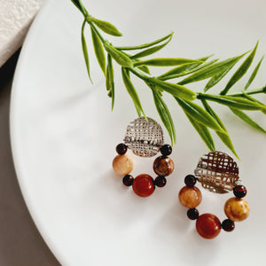 Dainty Stud Earrings - Gemstones (Product ref: E287)