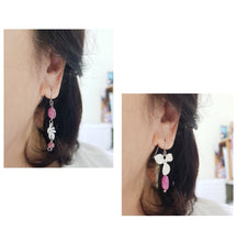 Load image into Gallery viewer, Asymmetrical Earrings - Gemstones (Product ref: E319)
