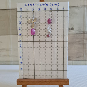 Asymmetrical Earrings - Gemstones (Product ref: E319)