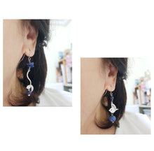 Load image into Gallery viewer, Asymmetrical Earrings - Gemstones (Product ref: E321)
