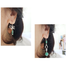 Load image into Gallery viewer, Asymmetrical Earrings - Gemstones (Product ref: E323)
