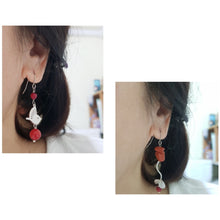 Load image into Gallery viewer, Asymmetrical Earrings - Gemstones (Product ref: E324)
