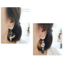 Load image into Gallery viewer, Asymmetrical Earrings - Gemstones (Product ref: E325)
