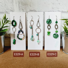 Load image into Gallery viewer, Asymmetrical Earrings - Resin / Acetate  (Product ref: E329)
