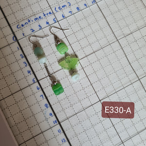 Asymmetrical Earrings - Resin / Acetate  (Product ref: E330)