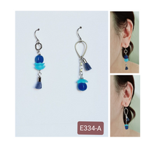 Load image into Gallery viewer, Asymmetrical Earrings - Resin / Acetate  (Product ref: E334)
