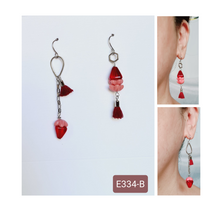 Load image into Gallery viewer, Asymmetrical Earrings - Resin / Acetate  (Product ref: E334)
