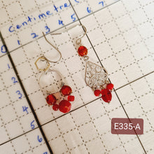 Load image into Gallery viewer, Asymmetrical Earrings - Resin / Acetate  (Product ref: E335)
