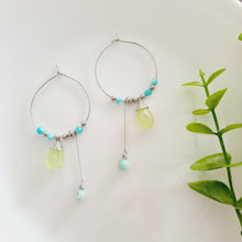 Load image into Gallery viewer, Hoop Earrings - Gemstones (Product ref: E346)
