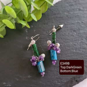 FreeStyle Earrings - Gemstones (Product ref: E349)