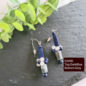 FreeStyle Earrings - Gemstones (Product ref: E349)