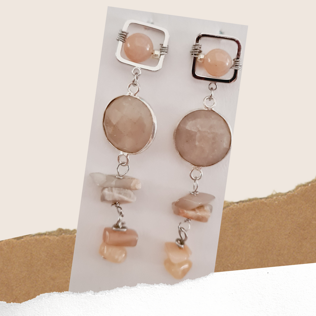 FreeStyle Earrings - Gemstones (Product ref: E362)