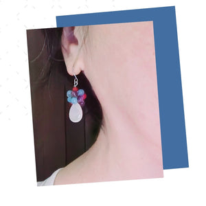 FreeStyle Earrings - Gemstones (Product ref: E364)