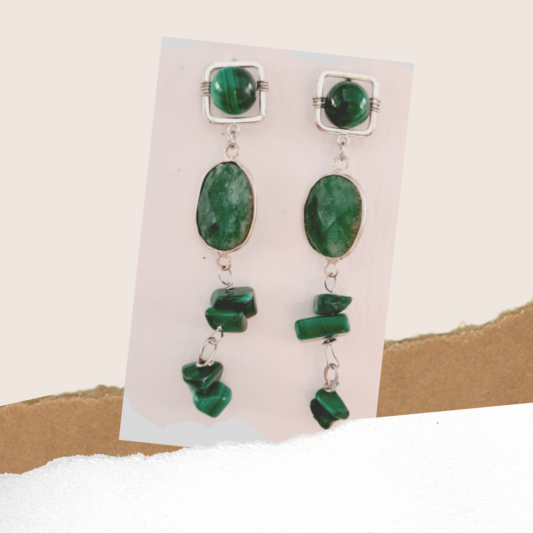 FreeStyle Earrings - Gemstones (Product ref: E365-S)