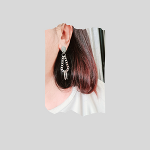 Steel Earrings - (Product ref: E380)