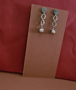 Steel Earrings - (Product ref: E383)