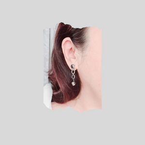 Steel Earrings - (Product ref: E383)