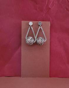 Steel Earrings - (Product ref: E384-S)