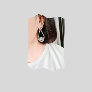 Steel Earrings - (Product ref: E384-S)