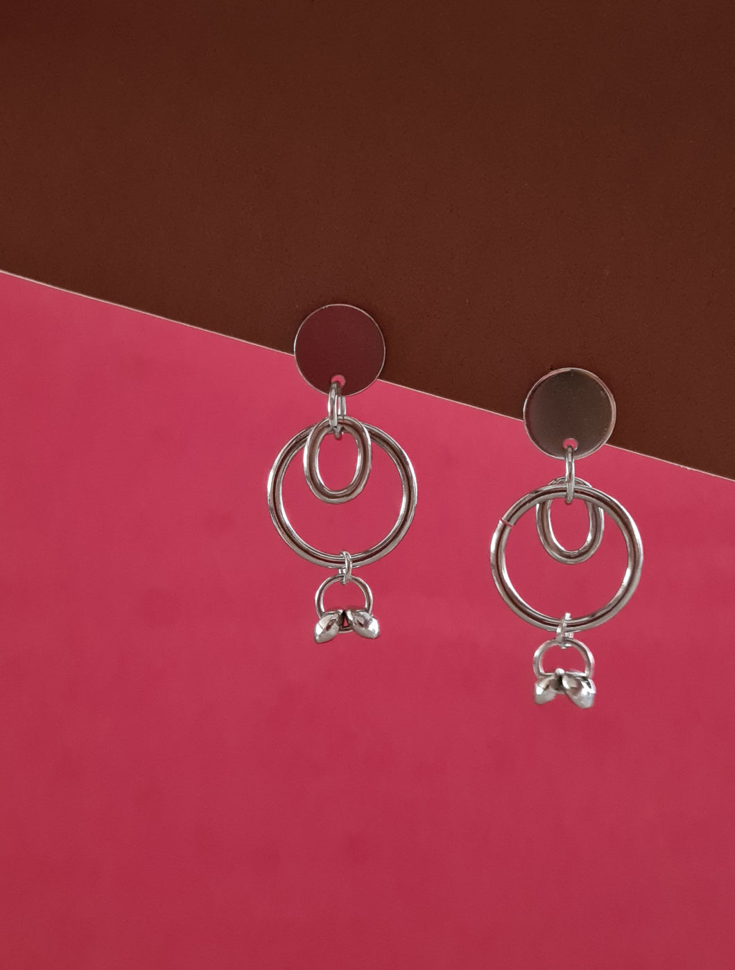 Steel Earrings - (Product ref: E385)