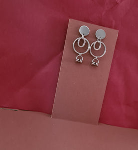 Steel Earrings - (Product ref: E385)