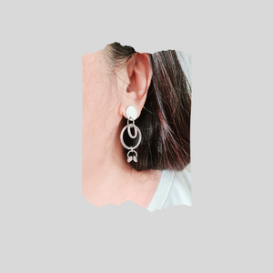 Steel Earrings - (Product ref: E385)