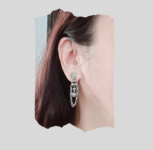 Steel Earrings - (Product ref: E386)