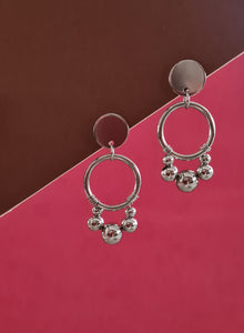 Steel Earrings - (Product ref: E387)