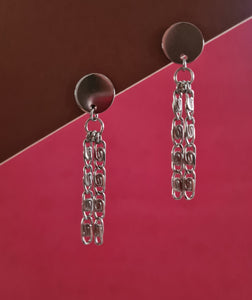 Steel Earrings - (Product ref: E388)