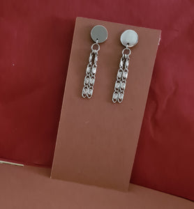 Steel Earrings - (Product ref: E388)