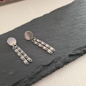 Steel Earrings - (Product ref: E388)