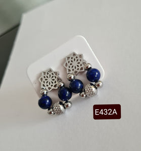 Stud Earrings - Gemstones (Product ref: E432)