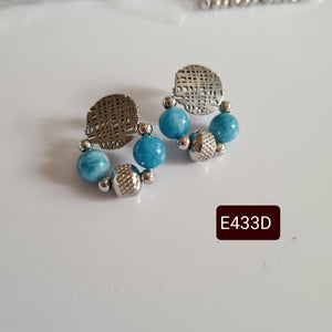 Stud Earrings - Gemstones (Product ref: E433)