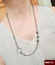 Load image into Gallery viewer, Steel Statement Necklace - (Product ref: N00113)
