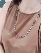 Load image into Gallery viewer, Steel Statement Necklace - (Product ref: N084)
