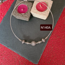 Load image into Gallery viewer, Choker Necklace - Silver Tone ( Product ref: N140 )
