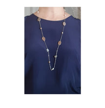 Load image into Gallery viewer, Contemporary Necklace - Gemstones linked ( Product ref: N153 )
