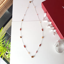 Load image into Gallery viewer, Contemporary Necklace - Gemstones linked ( Product ref: N154 )
