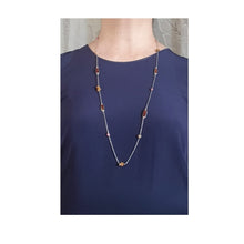 Load image into Gallery viewer, Contemporary Necklace - Gemstones linked ( Product ref: N154 )
