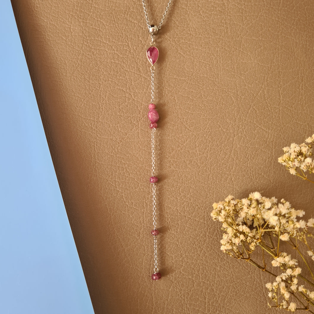 Minimalist Necklace - Gemstones (Product ref: N244)