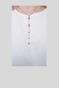 Minimalist Necklace - Gemstones (Product ref: N244)