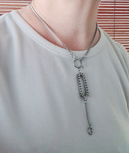 Load image into Gallery viewer, Steel Statement Necklace - (Product ref: N392)
